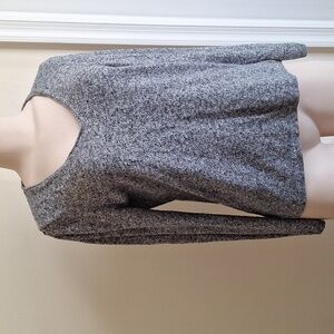 ​Old Navy Gray Marled V-Neck Knit Sweater - Size M